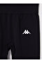 Two Mt Shop Quality Kappa Black Interlock Plain Standard & Regular Women's Sports Leggings - 3