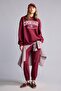 Oversize Hooded Printed Thick Sweatshirt I3057Ax26Au - 2