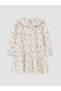 Floral Girls' Baby Collar Dress - 3