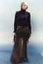 Ruffled maxi skirt