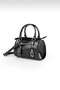Buckle Detailed Zippered Shoulder and Crossbody Bag