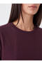 Two Mt Shop Quality Lcw Everyday Plum Diver Fabric Plain Oversize Short Sleeve Women's Dress - 3