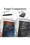 محافظ رفيعة للرجال، محفظة نقود رفيعة ثلاثية الطي مع حماية RFID، حامل ناعم وآمن - 2