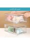 2 Pack Stackable Makeup Drawer Organizer, Clear - 6