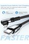 كابل USB-C إلى Lightning [عبوة من قطعتين، 2 متر] كابل شحن سريع للآيفون بزاوية 90 درجة، متوافق مع تقنية Power Delivery PD - 3