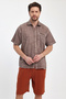 Shantuklu Collared Painted Shirt-4690 - 5
