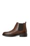 Men's 100% Genuine Leather Tan Boots Chelsea Model Elastic Casual Shoes - 4