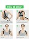 Posture Corrector Brace, Back Support Straightener, Adjustable Back Shoulder Posture Corrector, Help - 4