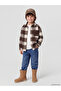 Esvab • Modern & Distinctive Checkered Embroidered Boys' Shirt - 2