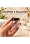6 Pieces 30 ml Transparent Acrylic Cosmetic Jar with Black Lid Premium Cream Container - 3