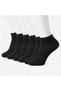 Women's Bamboo Booties Socks 6-Pack |   Breathable Moisture-Wicking Soft, Black White Gray