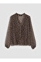 Esvab • Modern & Distinctive Polka Dot Chiffon Women's Shirt - 6