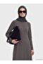 Esvab • Modern & Distinctive Zero Roba Collar Waist-Slit Dress - 3