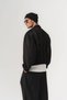 Suedelock Leather Men's Coat with Snap Closure Detail on Zipper - 5