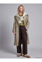 Esvab • Modern & Distinctive Jacket Roba Collar Belted Women's Trench Coat - 2