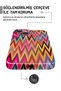 iPhone 14 Rainbow Zigzag Protect Slim Glossy Full Covering Print Camera Protected Phone Case - 3
