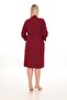 Mira Long Sleeve Button Detailed Plus Size Dress - 4