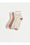 Esvab • Modern & Distinctive Embroidered Girls' Socks, Pack of 5