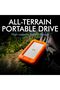 Rugged USB-C, 4TB, Portable External Hard Drive, Drop, Shock, Dust, Rain Resistant, for Mac & PC (ST - 5