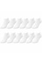 Wak Men's Booties Socks 12-Pack Color Options 39-44 High Cotton Seamless Anti-Odor