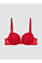 Esvab • Modern & Distinctive Underwire Padded Heart Embroidered T-Shirt Bra - 2