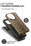 iPhone 15 Pro Max Golden Leopard Double Layer Full Covering Printing Glossy Protect Phone Case - 2