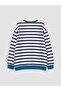 Esvab • Modern & Distinctive Boys' Striped Thick Sweatshirt - 4