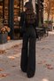 Women's Palazzo High Waist Loose-Leg Jeans - 3