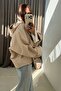 Kapüşonlu Trenchcoat BEJ - 7