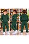 Boys' Hooded Rubberized Track Suit with Rubberized Legs - 2