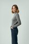 Damen-Pullover mit halbem Rollkragen aus weichem Strick - 4