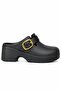 045 7 cm High Heeled Chef Hospital Doctor Nurse Women's Slippers Black - 5