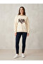 Beige "Special Women's March" Printed Sweatshirt / Pullover