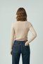 Damen-Pullover mit halbem Rollkragen aus weichem Strick - 3