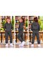 Girls' Hooded Rubberized Trackpants - 2