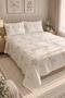Santape Embroidered Chenille 3-Piece Double Bedspread Beige