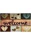 Outside Door Front Balcony Hallway Mat Digital Printing Non-Slip Base Washable