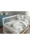 Butterfly Patterned Baby Duvet Cover Set |   Set of 3 (Duvet Cover-Sheet-Pillowcase) |   Cotton - 3