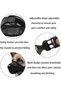 Black M Size Mesh Dog Muzzle, Breathable Anti-Bite Muzzle with Adjustable Strap, Comfortable Safety - 5