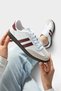 Daily Comfortable Lightweight Unisex Men's and Women's Sports Shoes White - Bordo - 2