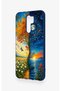 Redmi 9 Compatible Silicone Case with Sky and Earth Pattern - 3