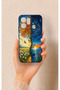 Oppo Reno 14F Compatible Silicone Case with Sky and Earth Pattern