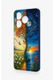 Realme C63 Compatible Silicone Case with Sky and Earth Pattern - 3