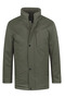 Men's Large Size Winter Khaki Coat Bonded Fabric Stand Collar Classic Fit - M003 Bat - 2