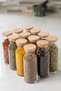 Lina 12-Piece Glass Storage Container Set 1250 ml Vacuum Wooden Lid Airtight Dry Food Container Set