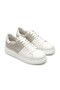 Zrj151S High Quality Lace-Up Men's Casual Sneaker - White Gray Suede