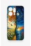 Oppo Reno 14 Compatible Sky and Earth Pattern Silicone Case - 4