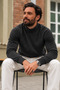 Men's Full-Length Winter Smoked Fit Sweater - 4