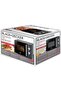 BLACK+DECKER Microwave Oven, 20L, 700W Power, 30-Min Timer, Rotary Dial Control, Chrome Finish Knobs, 5 Power Levels for Precise Cooking, Compact Design for Kitchens, Black - MZ2015P-B5 - 4