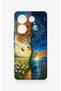 Tecno Caman 20 Pro 5g Compatible Silicone Case with Sky and Earth Pattern - 4